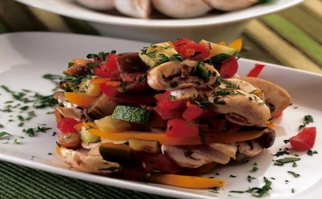 Ensalada de verduras primavera